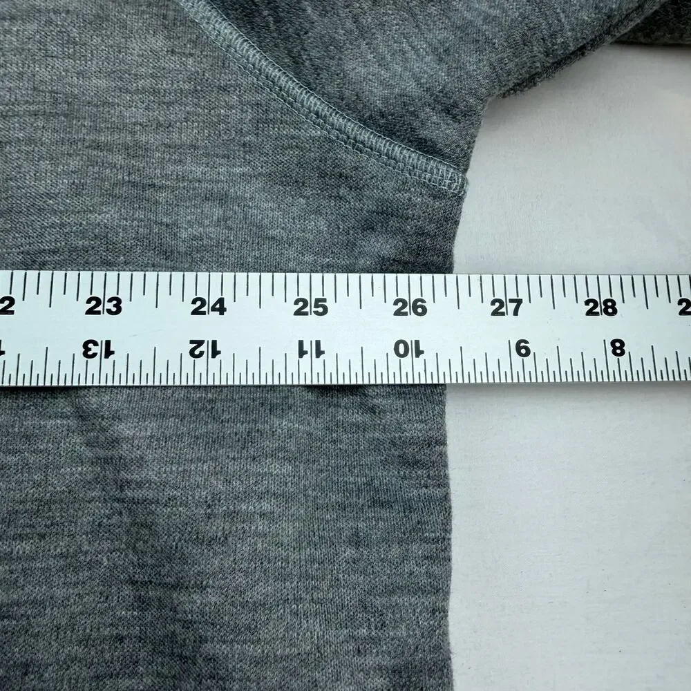 The North Face Mens XXL Gray Snap Pullover Fleece Jacket